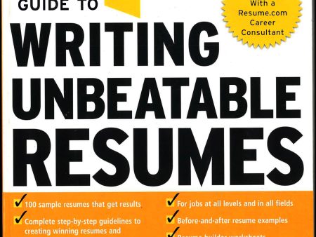 Resume. Com Guide To Writing Unbeatable Resumes Cheap